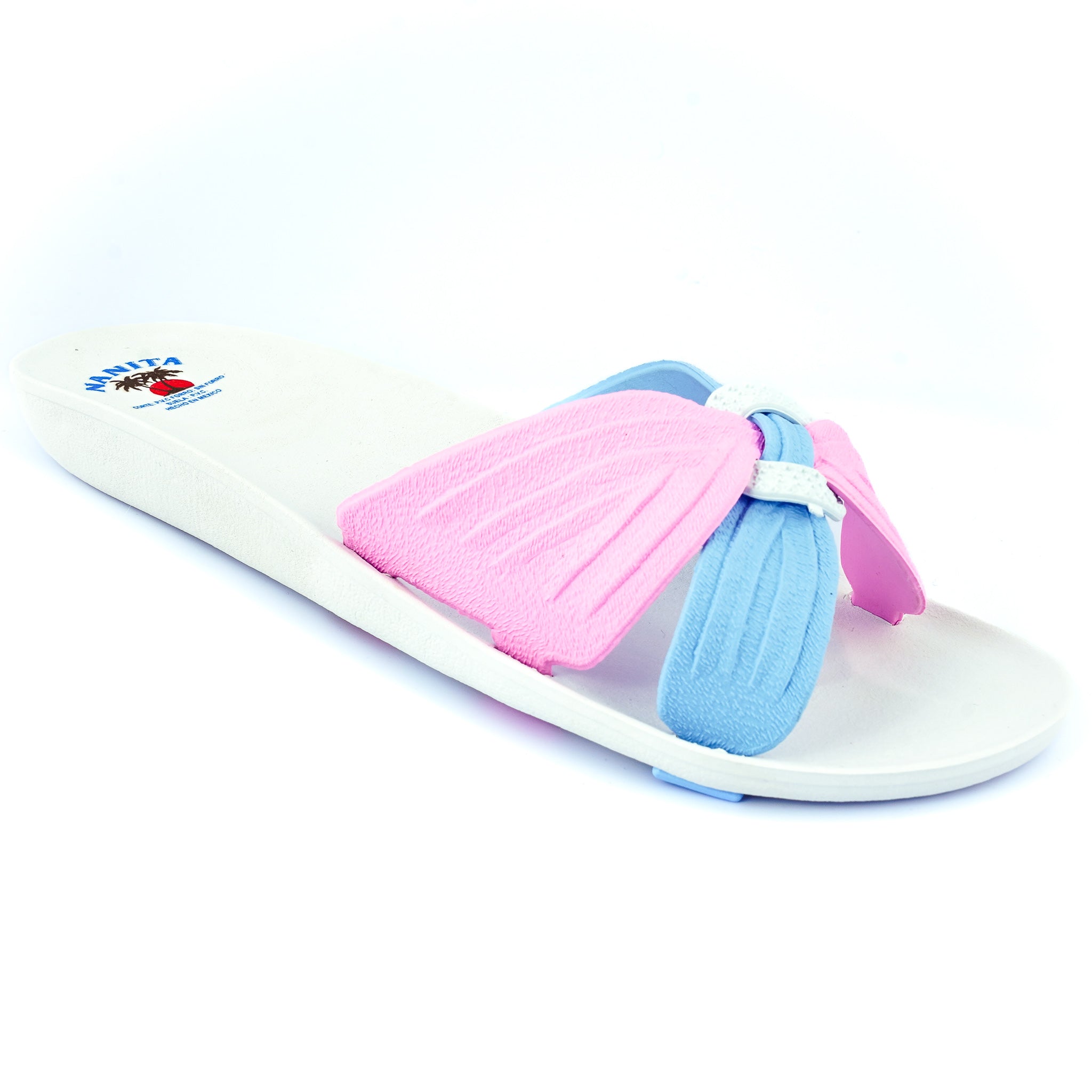 Aqualetas Mujer Azules De Vergara Zuecos Zuecos Con Agujeros De